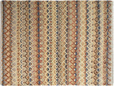 handmade Modern Moroccan Hi Tan Blue Hand Knotted RECTANGLE 100% WOOL area rug 8x10